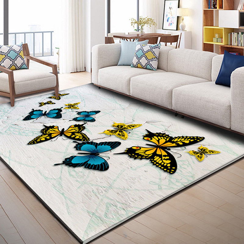 Multi-Colored Living Room Rug Contemporary Geometric Carpet Synthetics Stain Resistant Non-Slip Backing Washable Rug Clearhalo 'Area Rug' 'Modern' 'Rugs' Rug' 2199821