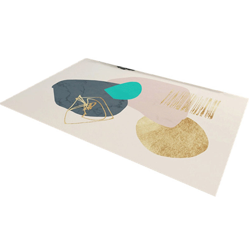 Minimalistic Nordic Style Rug Multicolor Color-Blocking Rug Machine Washable Pet Friendly Non-Slip Backing Carpet for Room Clearhalo 'Area Rug' 'Modern' 'Rugs' Rug' 2199834