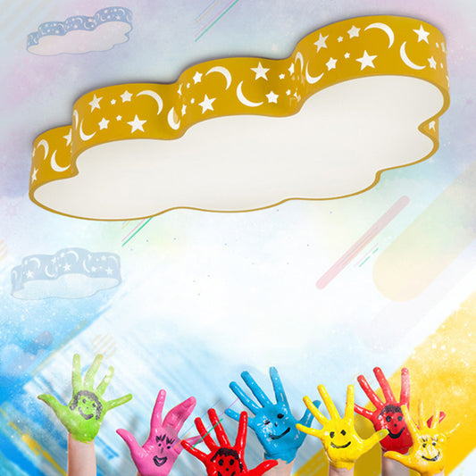 Simplicity Cloud LED Flush Mount Light Acrylic Child Room Ceiling Light Flush Mount Clearhalo 'Ceiling Lights' 'Close To Ceiling Lights' 'Close to ceiling' 'Flush mount' Lighting' 2204197