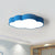 Acrylic Cloud Shade Flush Light Minimalist LED Flush Ceiling Light Fixture for Nursery Blue Clearhalo 'Ceiling Lights' 'Close To Ceiling Lights' 'Close to ceiling' 'Flush mount' Lighting' 2204201