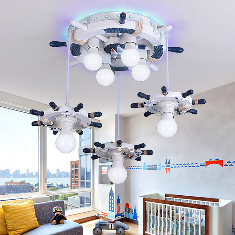 Dangling Light Cartoon Designs Cartoon Whale Wood Pendant Light