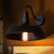Single-Bulb Wall Light Fixture Vintage Pot Cover Iron Wall Mounted Lamp for Restaurant Black Clearhalo 'Art deco wall lights' 'Cast Iron' 'Glass' 'Industrial wall lights' 'Industrial' 'Middle century wall lights' 'Modern' 'Rustic wall lights' 'Tiffany' 'Traditional wall lights' 'Wall Lamps & Sconces' 'Wall Lights' Lighting' 2204429