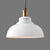 Single Ceiling Light Industrial Dome Shade Iron Hanging Pendant Light for Restaurant White Clearhalo 'Art Deco Pendants' 'Black' 'Cast Iron' 'Ceiling Lights' 'Ceramic' 'Crystal' 'Industrial Pendants' 'Industrial' 'Metal' 'Middle Century Pendants' 'Pendant Lights' 'Pendants' 'Rustic Pendants' 'Tiffany' Lighting' 2204552