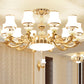 Bud Shade White Glass Suspension Light Retro Style Living Room Chandelier Lighting Clearhalo 'Ceiling Lights' 'Chandeliers' Lighting' options 2204809