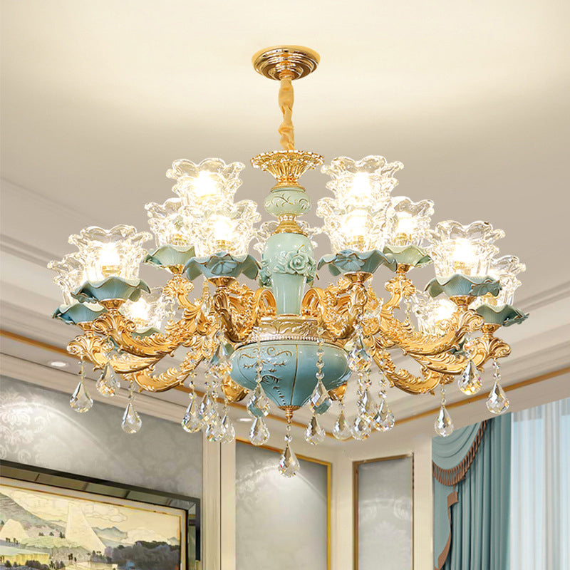 Blue Cas Lighting Blue Living Room Ceiling Light