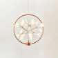 Firefly Bedroom LED Ceiling Lighting Acrylic Postmodern Chandelier Light Fixture in Rose Gold 27 Rose Gold Clearhalo 'Ceiling Lights' 'Chandeliers' 'Modern Chandeliers' 'Modern' Lighting' 2205051