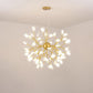 Sputnik Firefly LED Suspension Light Minimalist Acrylic Bedroom Chandelier Lighting 63 Gold Clearhalo 'Ceiling Lights' 'Chandeliers' 'Modern Chandeliers' 'Modern' Lighting' 2205091