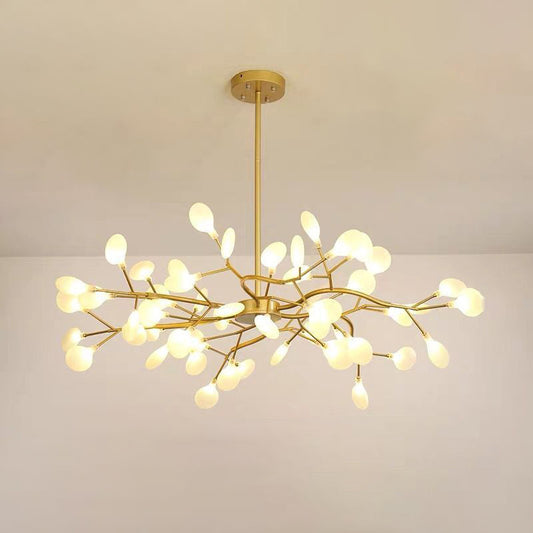 Simplicity Branched Firefly Chandelier Light Acrylic Living Room LED Pendant Light Fixture Clearhalo 'Ceiling Lights' 'Chandeliers' 'Modern Chandeliers' 'Modern' Lighting' 2205106