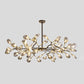 Tree Branch LED Ceiling Lighting Postmodern Metallic Living Room Chandelier Light Fixture 54 Black C Clearhalo 'Ceiling Lights' 'Chandeliers' 'Glass shade' 'Glass' 'Modern Chandeliers' 'Modern' Lighting' 2205168