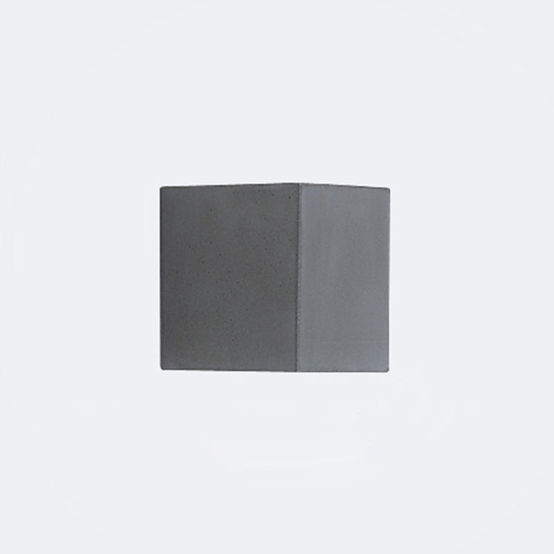Rectangle Shaped LED Wall Lighting Simplicity Cement Corridor Sconce ...
