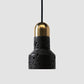 Nordic Flashlight Shaped Suspension Light Marble 1 Bulb Living Room Pendant Light Fixture Black A Clearhalo 'Ceiling Lights' 'Lighting' 'Pendant Lights' 2205310_496c2aa7-b9e7-4288-bc47-863e4e902bb5