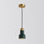 Shaded Dining Room Suspension Lighting Marble 1 Head Minimalistic Pendant Ceiling Light Green Bottle Clearhalo 'Ceiling Lights' 'Lighting' 'Pendant Lights' 2205333_5052e0ca-09ba-45b3-b320-221062cbcb46
