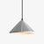 Conical Bedside Ceiling Light Ribbed Cement 1 Bulb Modern Style Hanging Lamp for Dining Room White Clearhalo 'Ceiling Lights' 'Lighting' 'Pendant Lights' 2205447_5f7df84f-0e73-4bbb-b402-b624c78dad01