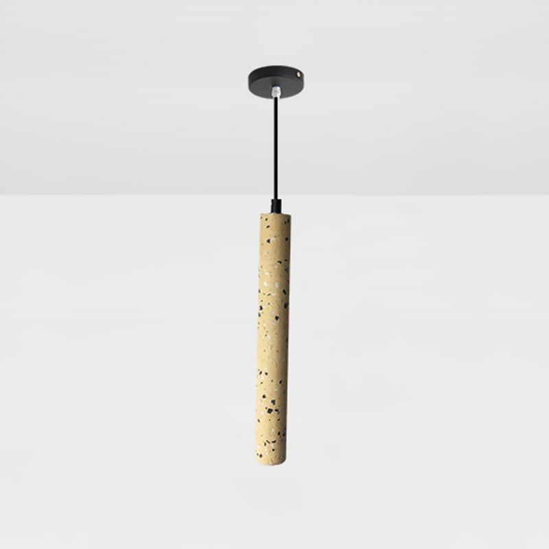 Resin Geometric Shade Hanging Lamp Modern Style 1 Bulb Ceiling Lighting for Bedroom Beige Clearhalo 'Ceiling Lights' 'Lighting' 'Pendant Lights' 2205481_7ce1ec56-06f4-4f45-b9b3-318b969bf080