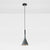 Resin Geometric Shade Hanging Lamp Modern Style 1 Bulb Ceiling Lighting for Bedroom Grey Clearhalo 'Ceiling Lights' 'Lighting' 'Pendant Lights' 2205485_96bfe101-fb67-4556-a5fc-500d6c1cb1d7