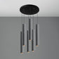 Cylinder Dining Room Ceiling Light Cement Nordic Style Hanging Pendant Light in Grey 6 Grey Large Clearhalo 'Ceiling Lights' 'Modern Pendants' 'Modern' 'Pendant Lights' 'Pendants' Lighting' 2205585