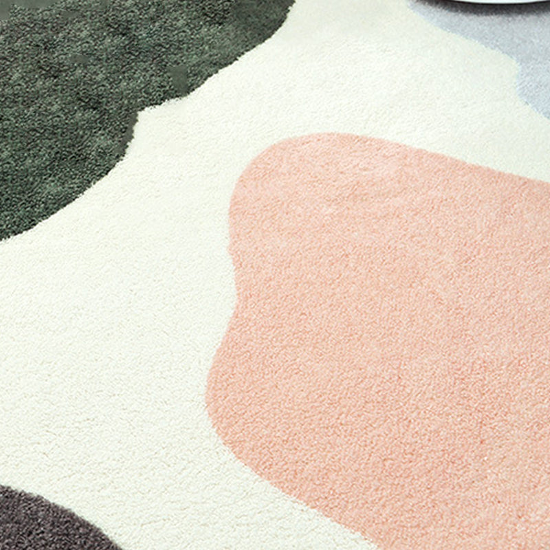 Cute Kids Room Rug Multi Color Plant Printed Area Carpet Polyster Anti-Slip Backing Machine Washable Rug Clearhalo 'Area Rug' 'Rug' 2207876