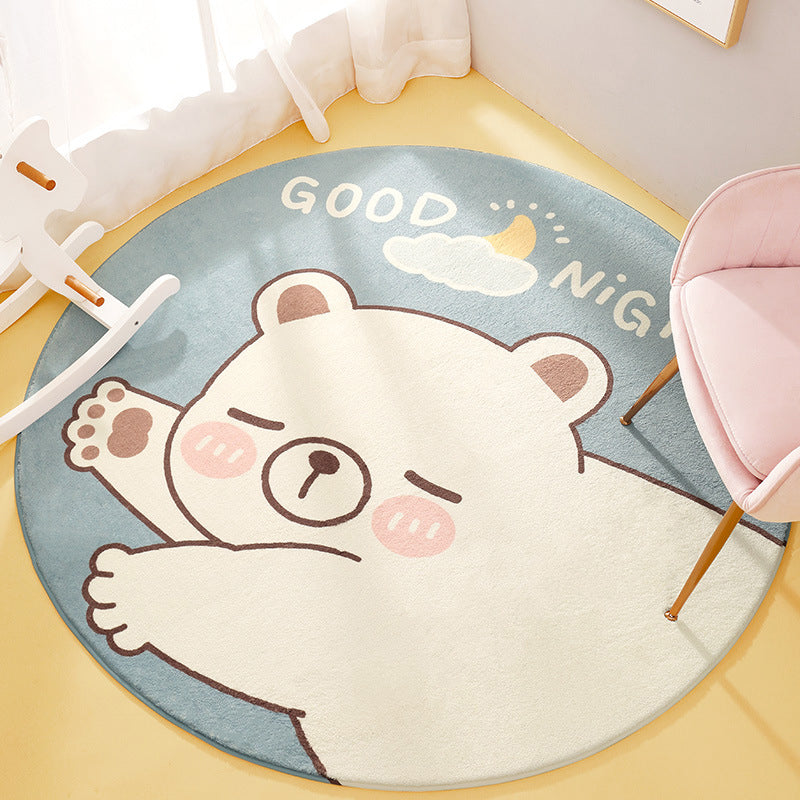Lovely Animal Patterned Rug Multi-Color Synthetics Carpet Non-Slip Backing Washable Rug for Kids Bedroom Clearhalo 'Area Rug' 'Rug' 2207910