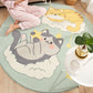 Lovely Animal Patterned Rug Multi-Color Synthetics Carpet Non-Slip Backing Washable Rug for Kids Bedroom Light Green Clearhalo 'Area Rug' 'Rug' 2207912