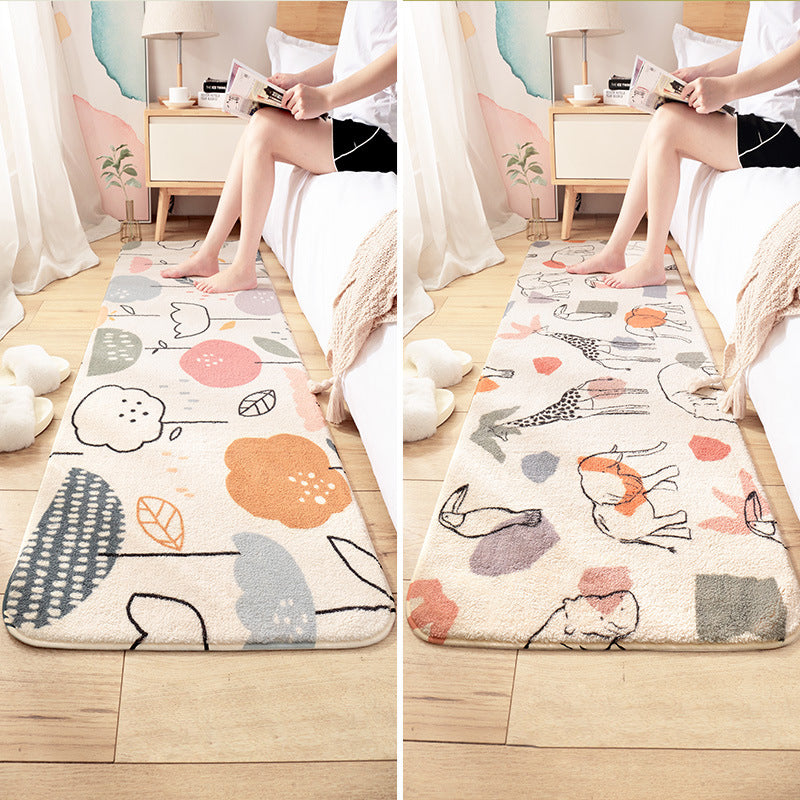 Multi-Color Floral Printed Rug Polyster Relaxing Area Rug Non-Slip Stain-Resistant Carpet for Decoration Clearhalo 'Area Rug' 'Rug' 2208075