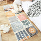 Multi-Color Floral Printed Rug Polyster Relaxing Area Rug Non-Slip Stain-Resistant Carpet for Decoration Blue Clearhalo 'Area Rug' 'Rug' 2208083