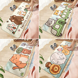 Comfort Childrens Room Rug Multi Colored Cartoon Animal Area Carpet Synthetics Easy Care Pet Friendly Rug Clearhalo 'Area Rug' 'Rug' 2208118