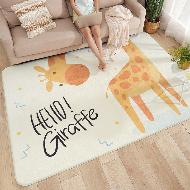 Multi Color Bedroom Rug Relaxing Animal Patterned Carpet Synthetics Stain-Resistant Non-Slip Indoor Rug Clearhalo 'Area Rug' 'Rug' 2208138