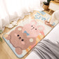 Simple Multi Color Cartoon Rug Polyster Calming Carpet Non-Slip Backing Washable Indoor Rug for Kids Room Clearhalo 'Area Rug' 'Rug' 2208147