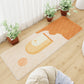 Casual Abstract Patterned Rug Multi Colored Cotton Blend Carpet Pet Friendly Washable Indoor Rug for Bedroom Orange Clearhalo 'Area Rug' 'Rug' 2208165