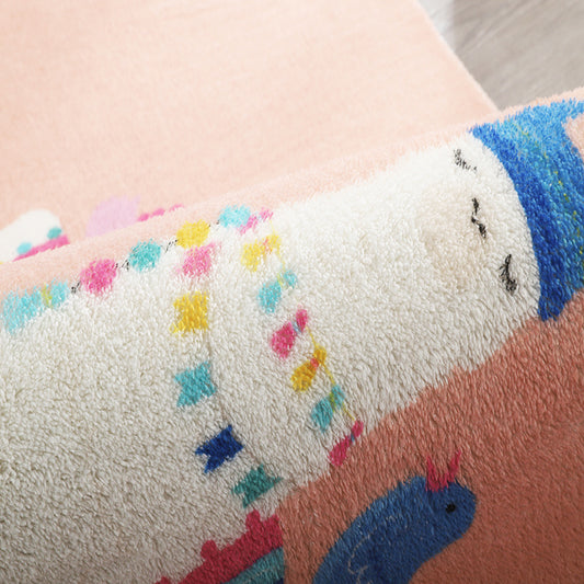 Cute Relaxing Rug Multi Color Cartoon Animal Printed Rug Pet Friendly Easy Care Area Carpet for Kids Room Clearhalo 'Area Rug' 'Rug' 2208172