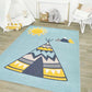Simple Kids Bedroom Rug Multi Color Cartoon Animal Area Carpet Cotton Blend Pet Friendly Washable Rug Clearhalo 'Area Rug' 'Rug' 2208226