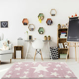 Multi Colored Childrens Room Rug Comfort Polka Dot Print Rug Cotton Blend Pet Friendly Washable Carpet Clearhalo 'Area Rug' 'Rug' 2208248