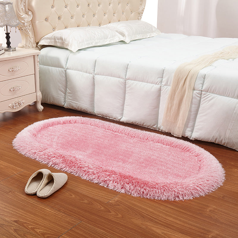 Relaxing Solid Color Rug Multi Color Fluffy Indoor Rug Pet Friendly Washable Carpet for Bedroom Clearhalo 'Area Rug' 'Casual' 'Rugs' Rug' 2208338