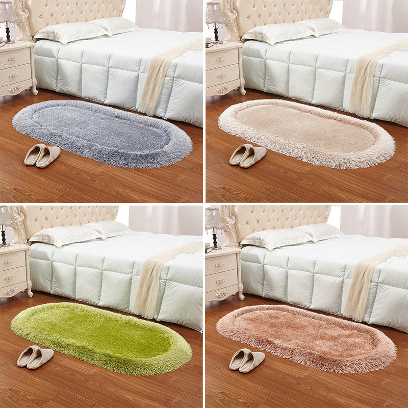 Relaxing Solid Color Rug Multi Color Fluffy Indoor Rug Pet Friendly Washable Carpet for Bedroom Clearhalo 'Area Rug' 'Casual' 'Rugs' Rug' 2208341