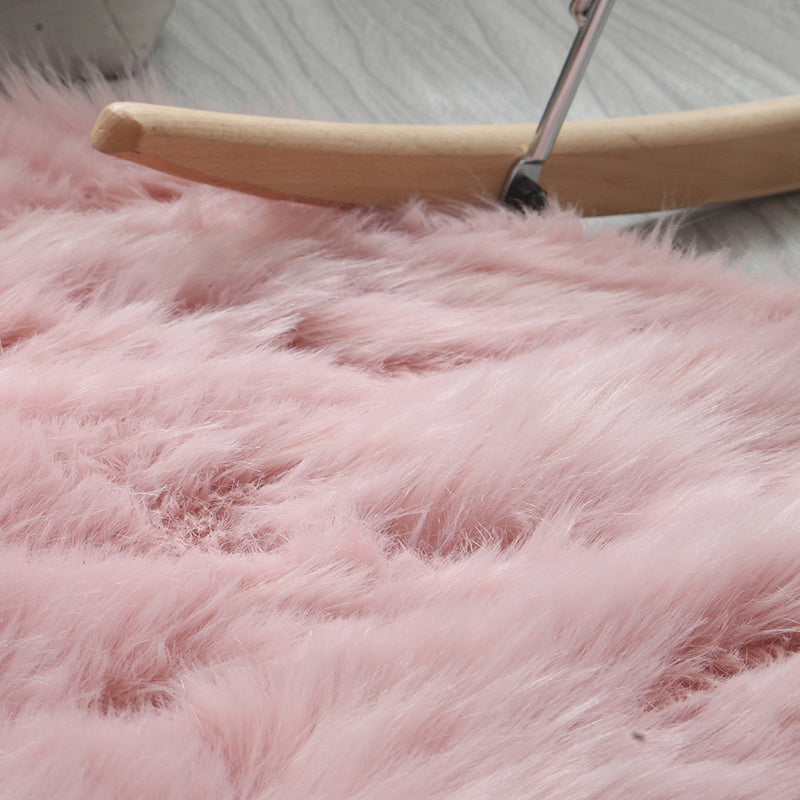 Simple Living Room Rug Multi-Colored Plain Carpet Shag Washable Pet Friendly Indoor Rug Clearhalo 'Area Rug' 'Casual' 'Rugs' Rug' 2208393