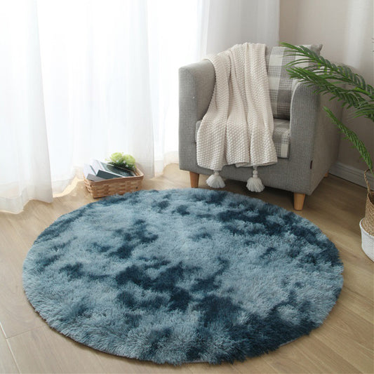 Calming Tie Dye Printed Rug Multi Color Fluffy Rug Easy Care Anti-Slip Backing Area Carpet Gray Blue Clearhalo 'Area Rug' 'Casual' 'Rugs' Rug' 2208438