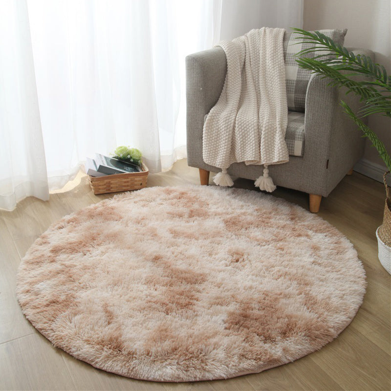 Calming Tie Dye Printed Rug Multi Color Fluffy Rug Easy Care Anti-Slip Backing Area Carpet Camel Clearhalo 'Area Rug' 'Casual' 'Rugs' Rug' 2208439