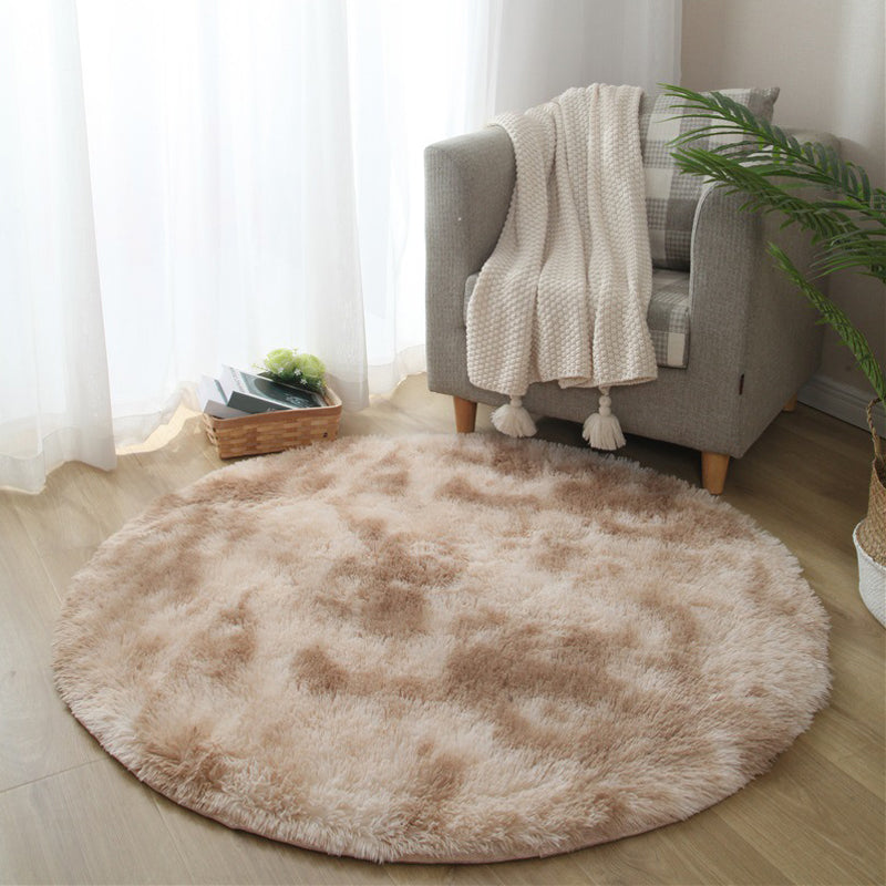 Calming Tie Dye Printed Rug Multi Color Fluffy Rug Easy Care Anti-Slip Backing Area Carpet Dark Camel Clearhalo 'Area Rug' 'Casual' 'Rugs' Rug' 2208448