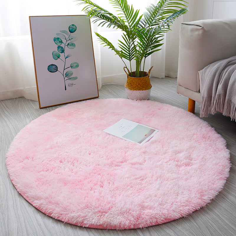 Casual Home Decor Rug Multi-Colored Tie Dye Pattern Carpet Faux Wool Washable Anti-Slip Backing Rug Clearhalo 'Area Rug' 'Casual' 'Rugs' Rug' 2208452