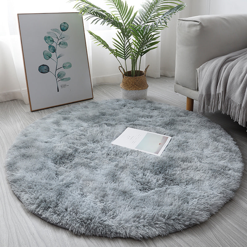 Casual Home Decor Rug Multi-Colored Tie Dye Pattern Carpet Faux Wool Washable Anti-Slip Backing Rug Clearhalo 'Area Rug' 'Casual' 'Rugs' Rug' 2208454