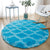 Casual Home Decor Rug Multi-Colored Tie Dye Pattern Carpet Faux Wool Washable Anti-Slip Backing Rug Blue Clearhalo 'Area Rug' 'Casual' 'Rugs' Rug' 2208461