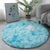 Casual Home Decor Rug Multi-Colored Tie Dye Pattern Carpet Faux Wool Washable Anti-Slip Backing Rug Sky Blue Clearhalo 'Area Rug' 'Casual' 'Rugs' Rug' 2208474