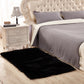 Multi Colored Solid Color Rug Shag Simple Carpet Pet Friendly Non-Slip Area Rug for Living Room Black Clearhalo 'Area Rug' 'Casual' 'Rugs' Rug' 2208489