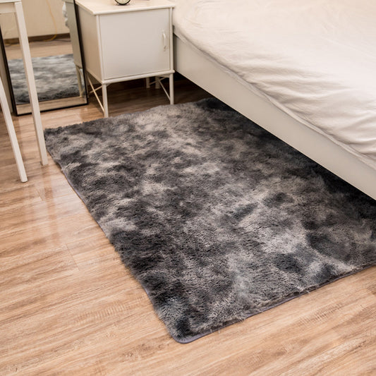 Casual Home Decoration Rug Multi-Color Solid Area Rug Fluffy Easy Care Pet Friendly Carpet Dark Gray Clearhalo 'Area Rug' 'Casual' 'Rugs' Rug' 2208494