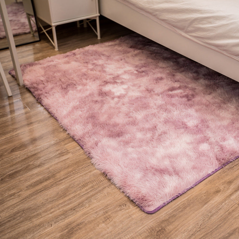 Casual Home Decoration Rug Multi-Color Solid Area Rug Fluffy Easy Care Pet Friendly Carpet Pink Clearhalo 'Area Rug' 'Casual' 'Rugs' Rug' 2208497