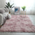 Multi-Colored Simplicity Rug Faux Fur Tie Dye Patterned Carpet Anti-Slip Backing Machine Washable Rug for Room Nude Pink Clearhalo 'Area Rug' 'Casual' 'Rugs' Rug' 2208529