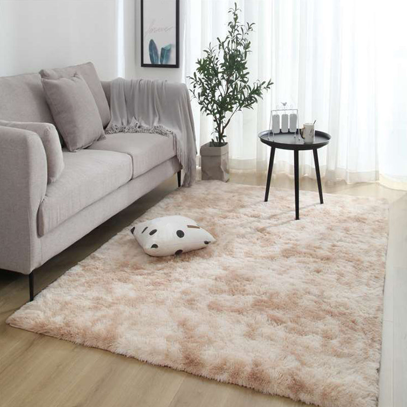Natural Tie-Dye Patterned Rug Multi-Color Fluffy Rug Anti-Slip Easy Care Carpet for Home Decor Light Brown Clearhalo 'Area Rug' 'Casual' 'Rugs' Rug' 2208567