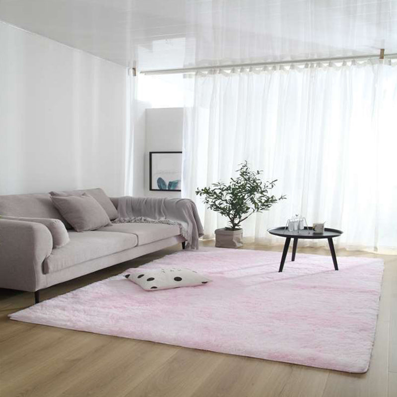 Natural Tie-Dye Patterned Rug Multi-Color Fluffy Rug Anti-Slip Easy Care Carpet for Home Decor Light Pink Clearhalo 'Area Rug' 'Casual' 'Rugs' Rug' 2208570