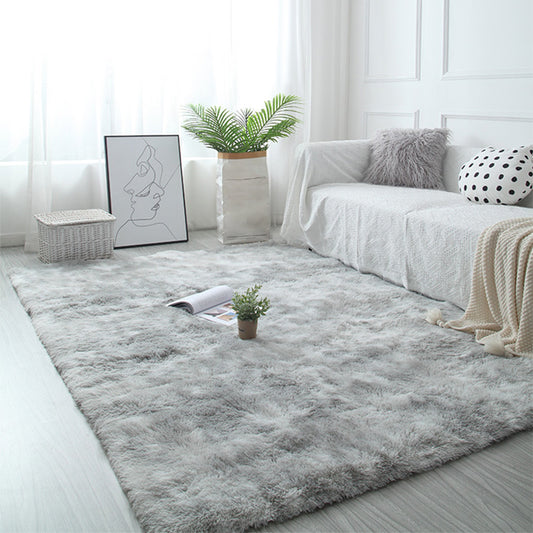 Scandinavian Living Room Rug Multi Color Plain Carpet Shag Non-Slip Backing Pet Friendly Area Rug Clearhalo 'Area Rug' 'Casual' 'Rugs' Rug' 2208573