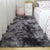 Calming Decoration Rug Multi Color Tie Dyed Pattern Area Rug Faux Fur Machine Washable Anti-Slip Backing Carpet Dark Gray Clearhalo 'Area Rug' 'Casual' 'Rugs' Rug' 2208590